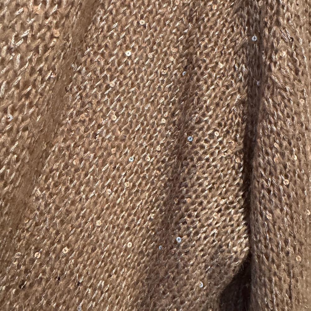 Ellos Gold Long Knit Cardigan - Picture 2 of 4